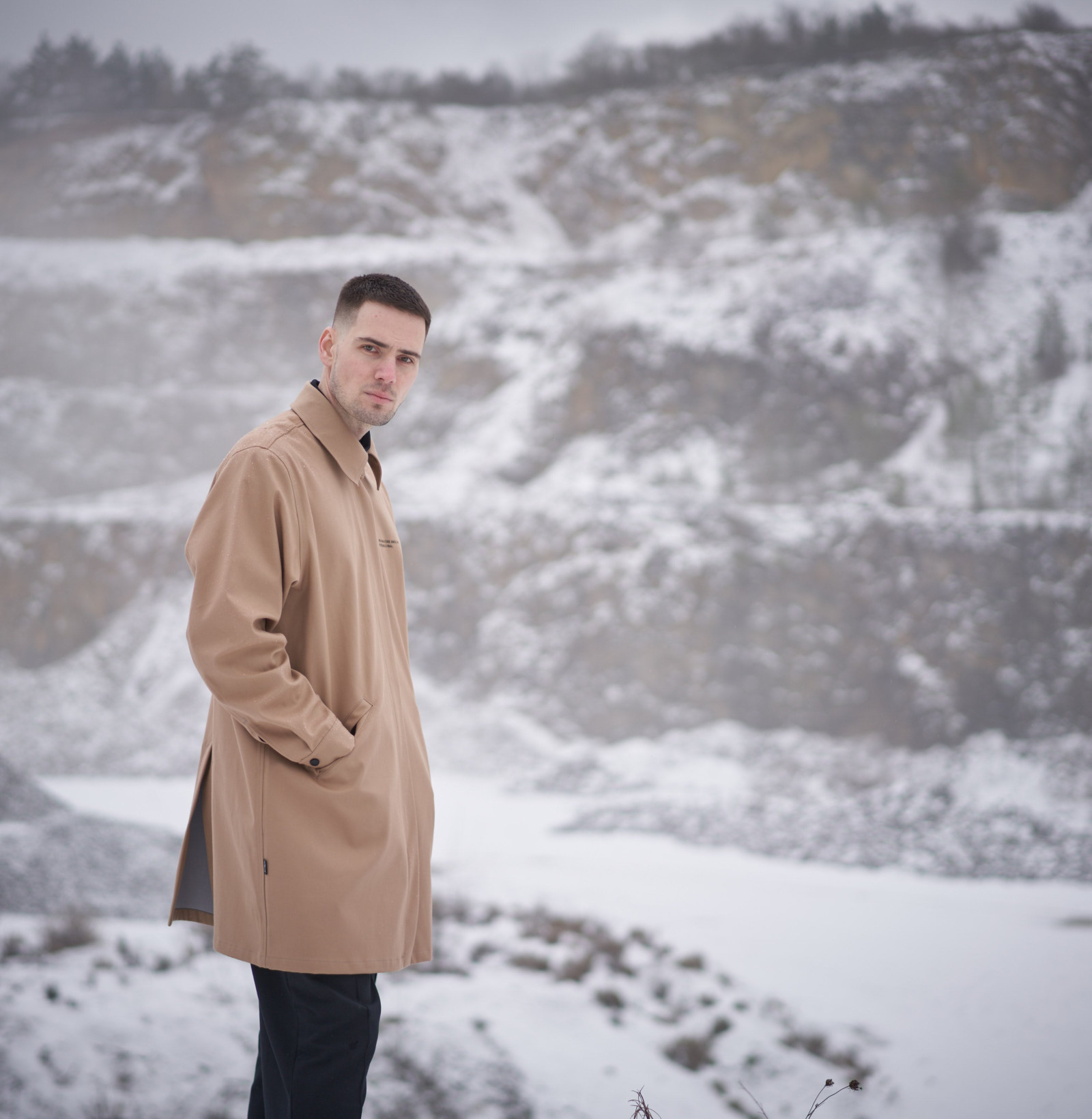 Classy voyager coat safari