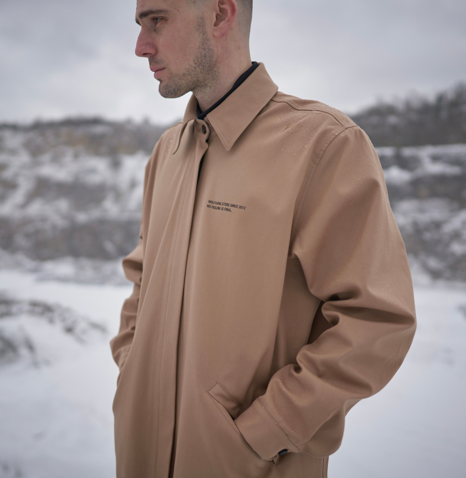 Classy voyager coat safari