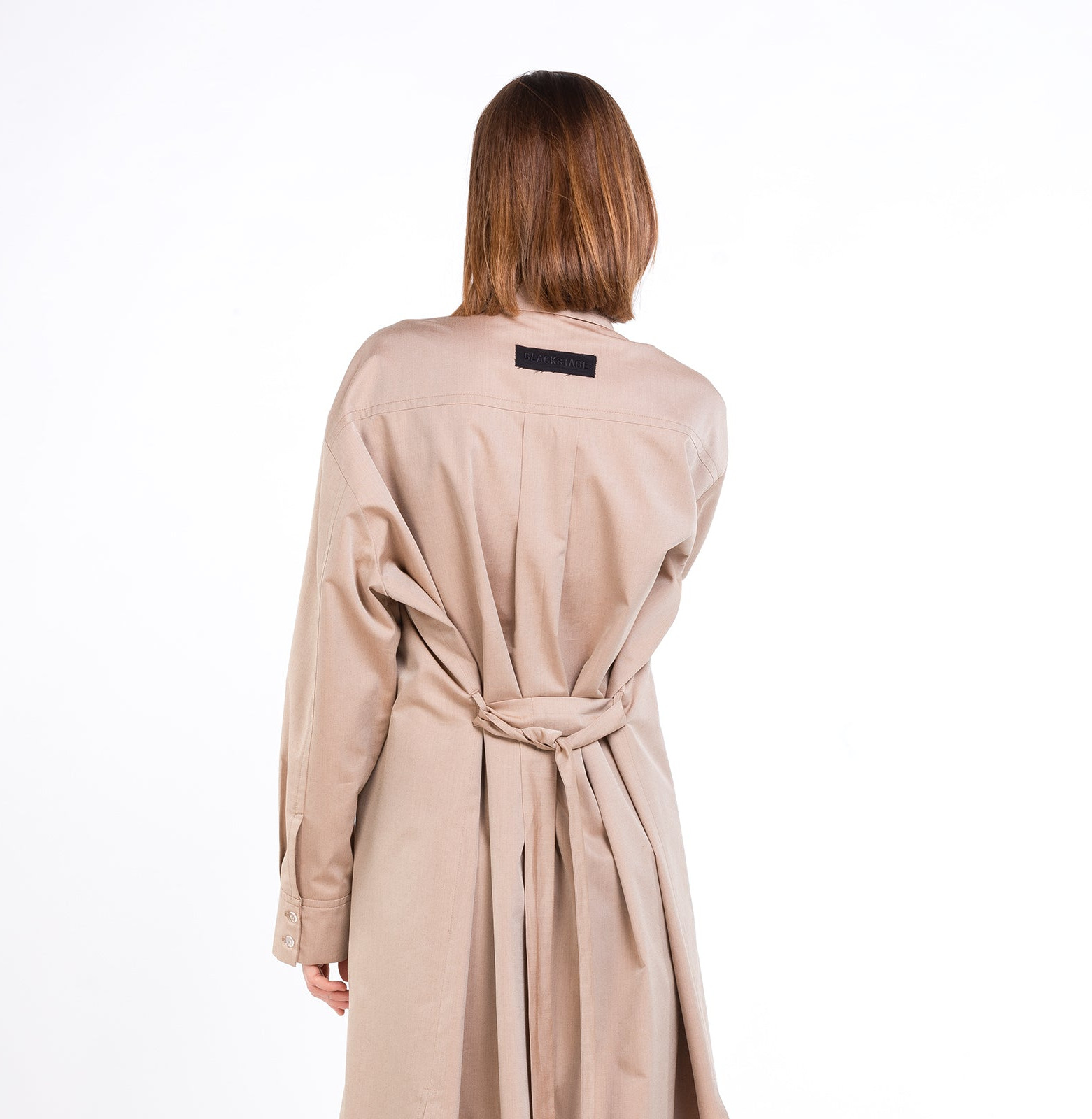 Wool Long Shirt Pink Sand