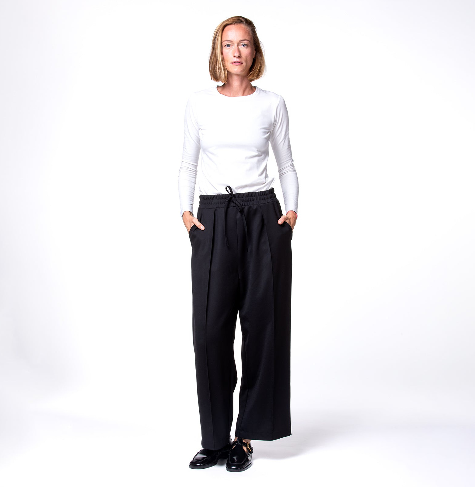 Wool long pants b
