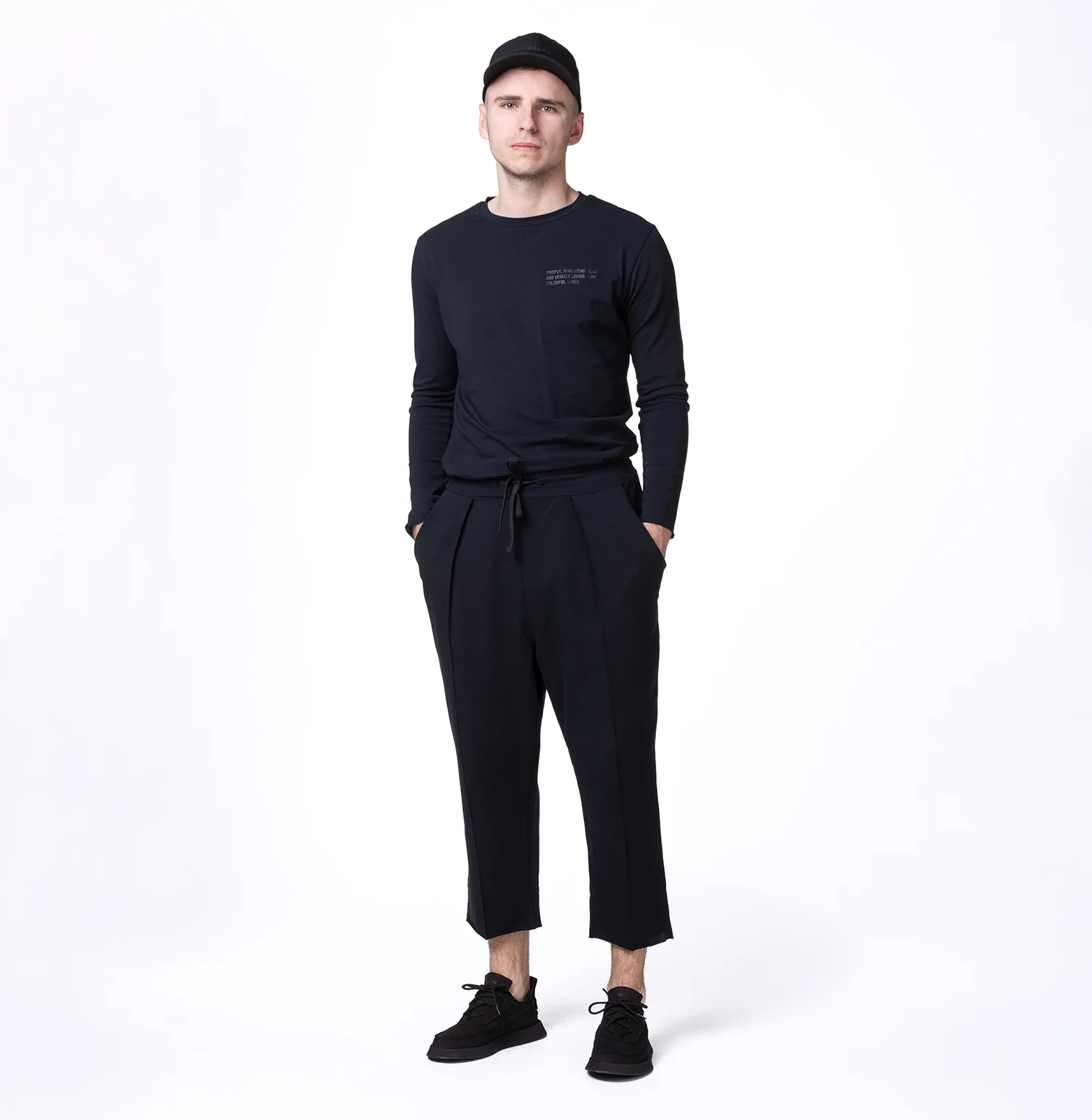 Lazy Wide carrot sweatpants 