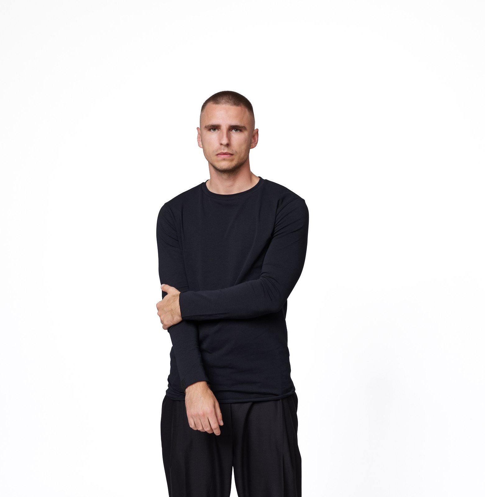 Lazy His Basic Tee Black