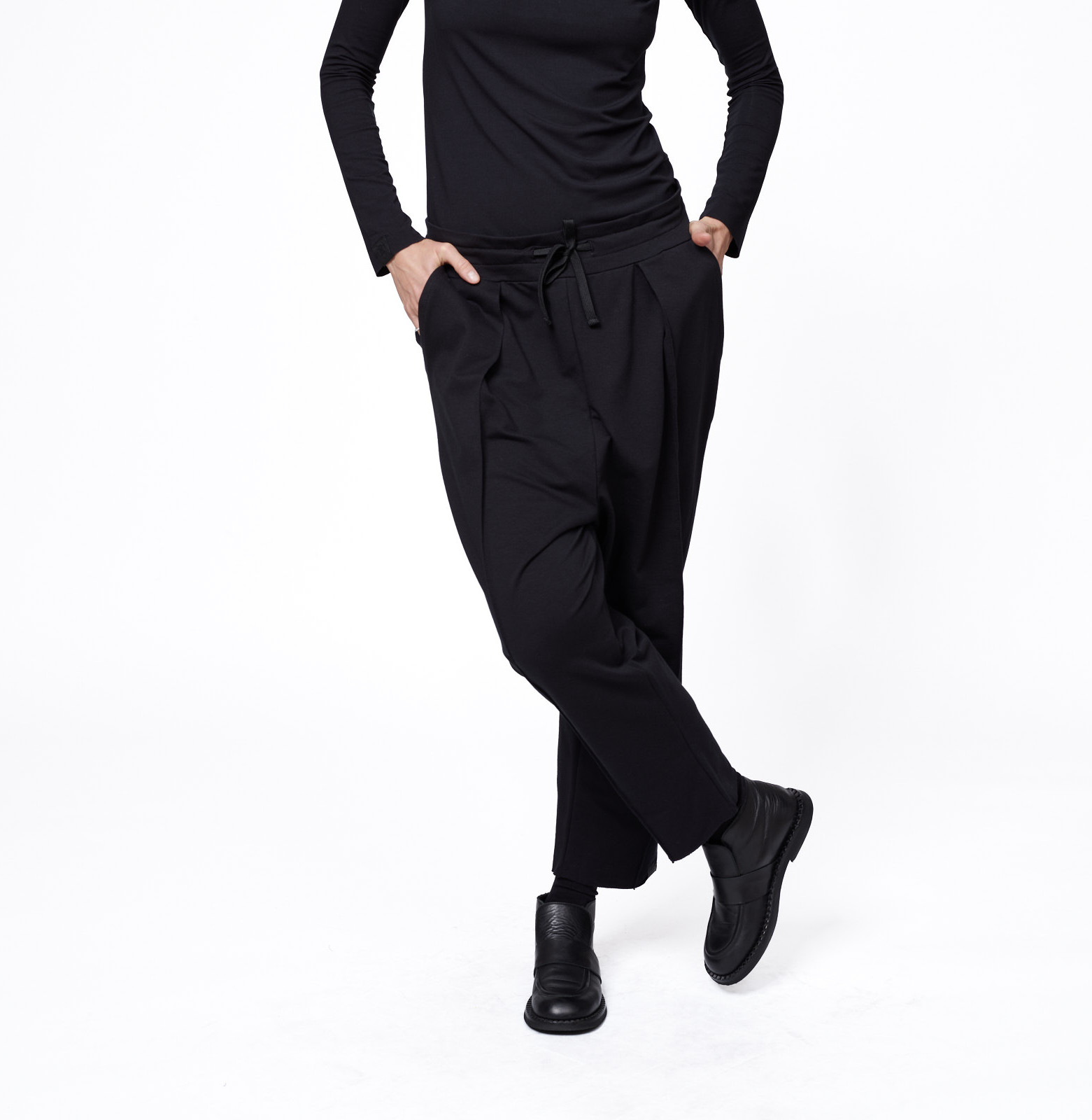 Lazy Wide carrot sweatpants 
