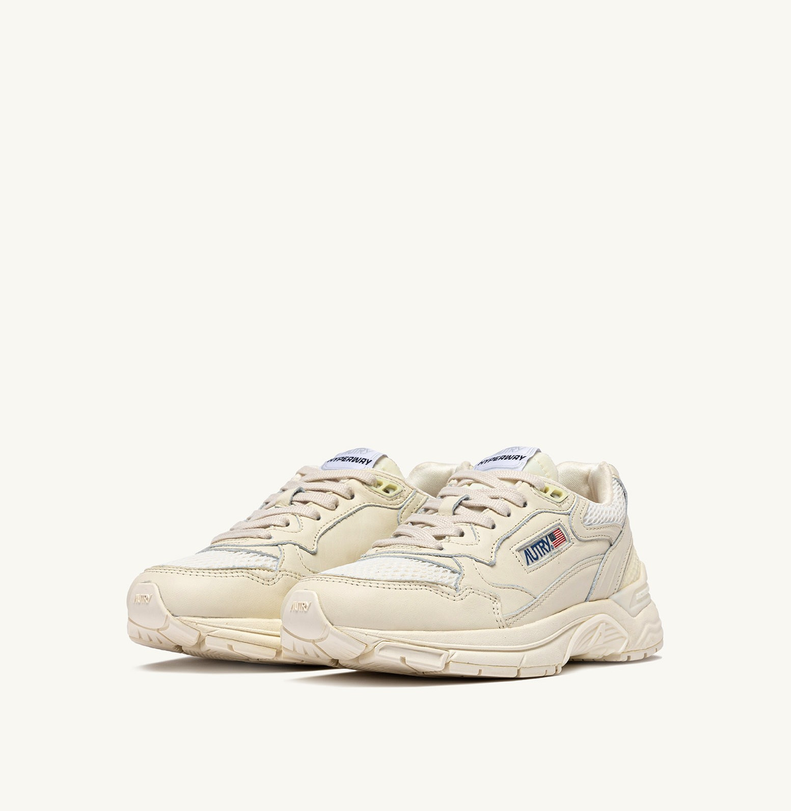 AUTRY HYPERWAY SNEAKERS IN WHISPER WHITE WOMAN 