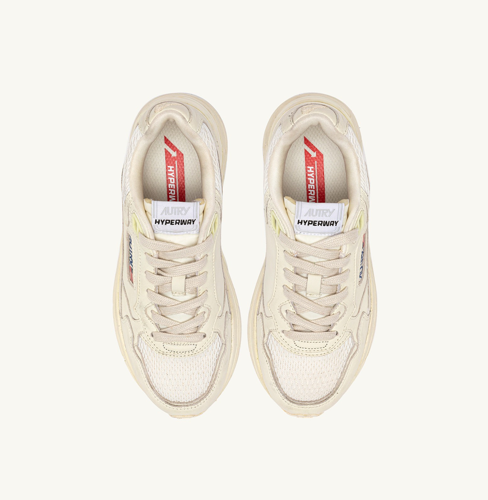 AUTRY HYPERWAY SNEAKERS IN WHISPER WHITE WOMAN 