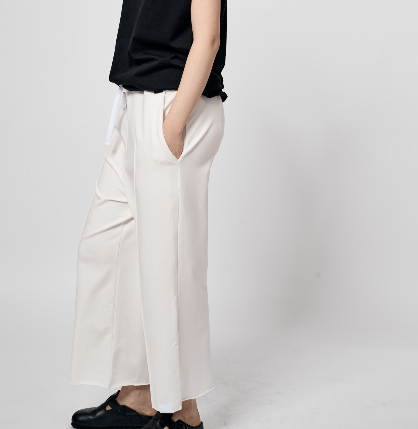 lazy wide sweatpants off white