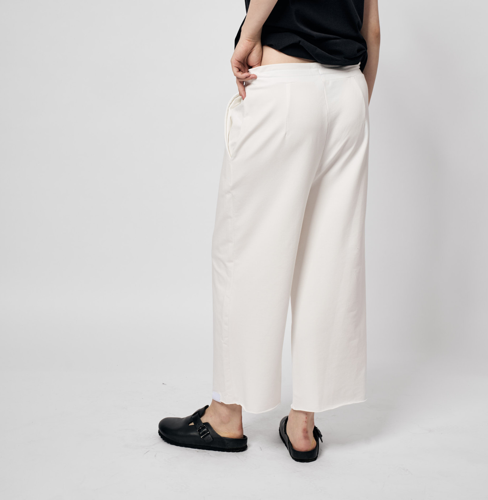 lazy wide sweatpants off white